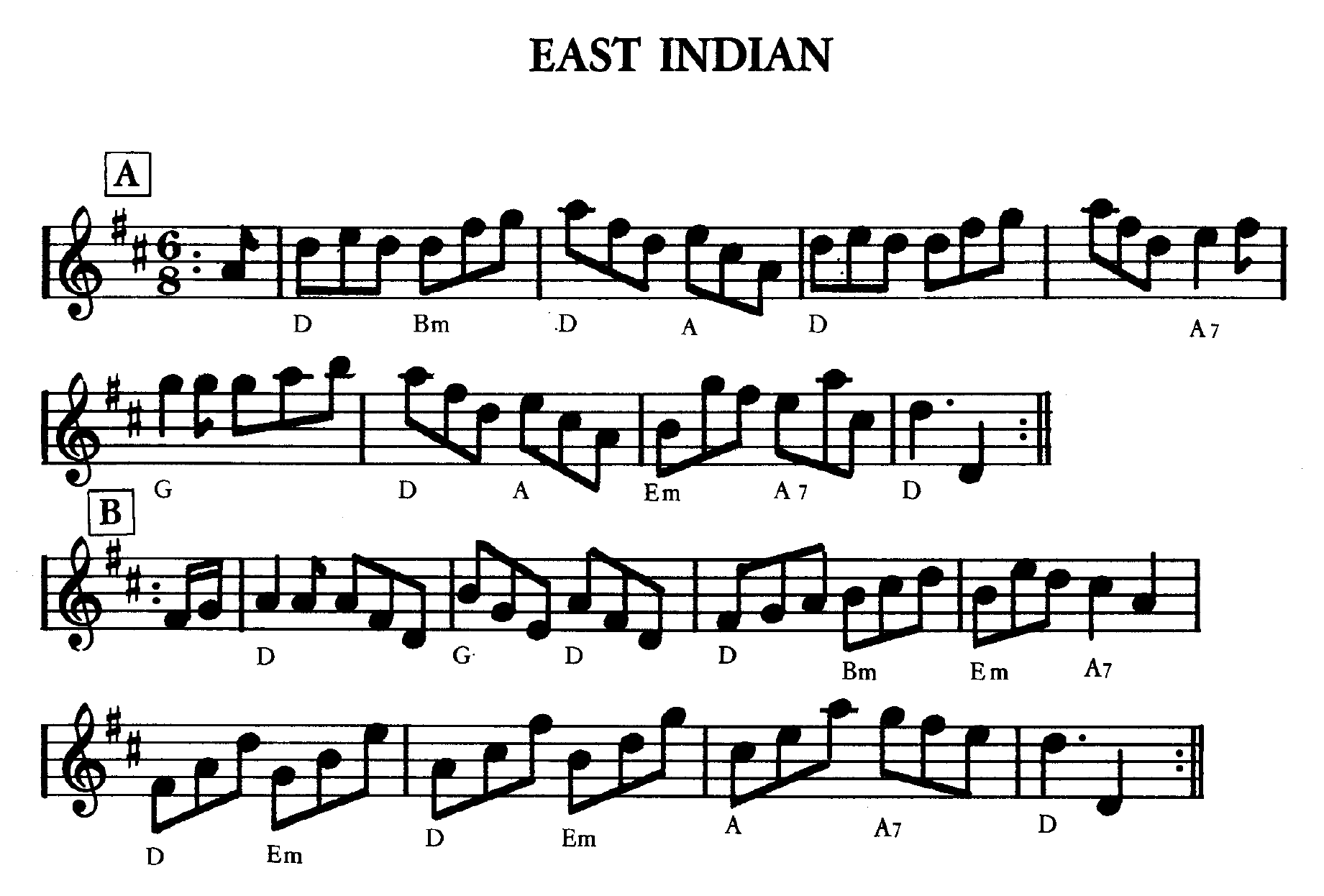 East Indian (music)